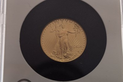 Lot 129 - U.S.A. gold quarter oz 10 dollar eagle, 2024