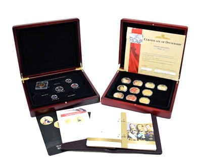 Lot 181 - Ten London Mint Office 'The Royal House of Windsor Coin Collection' together