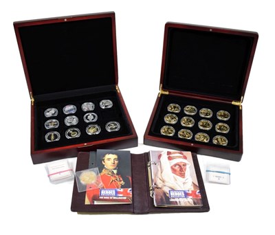 Lot 180 - Thirteen London Mint Office 'Great British Military Heros Collection' together
