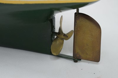 Lot 228 - Early 20th century wooden scratch built live steam model, steamship Princess Pat