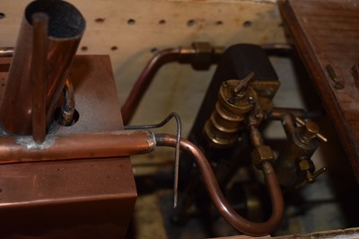 Lot 228 - Early 20th century wooden scratch built live steam model, steamship Princess Pat