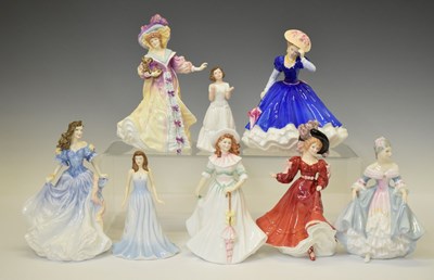 Lot 23 - Royal Doulton - Eight porcelain figures