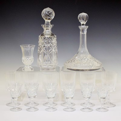 Lot 32 - Collection of cut glass crystal and other table glass