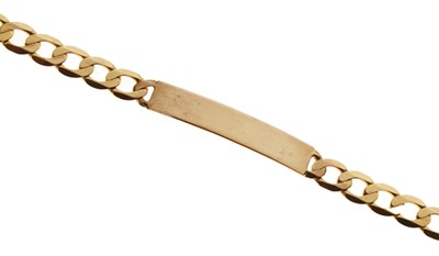 Lot 42 - 9ct gold identity bracelet