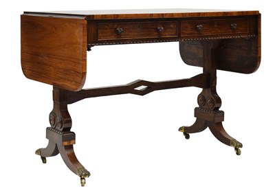 Lot 486 - George IV rosewood sofa table