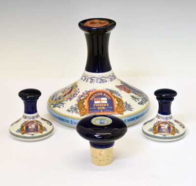 Lot 543 - Pusser's British Navy Rum in a Wade ceramic ships decanter commemorating Lord Nelson