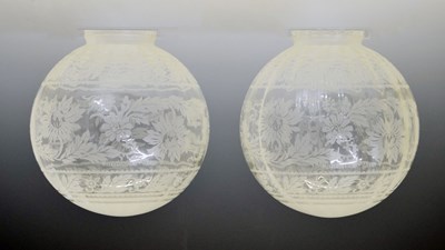 Lot 324 - Christopher Wray pair of reproduction lights