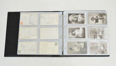 Lot 342 - Album of over 300 postcards, mainly child portraiture