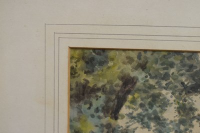 Lot 349 - Thomas Cooper Gotch (1854-1931) - Watercolour - Village street scene