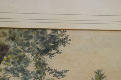 Lot 349 - Thomas Cooper Gotch (1854-1931) - Watercolour - Village street scene