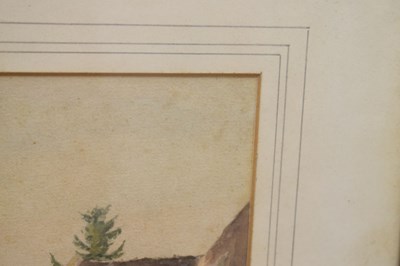 Lot 349 - Thomas Cooper Gotch (1854-1931) - Watercolour - Village street scene
