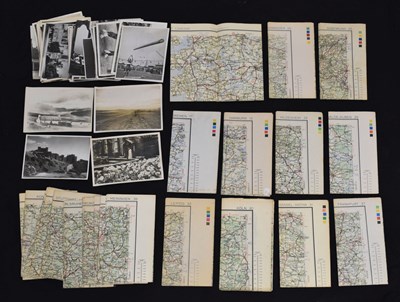 Lot 343 - World War II black and white press photographs plus Army maps of Germany