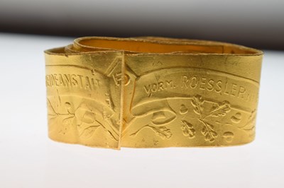 Lot 53 - Roessler, Frankfurt German gold ribbon