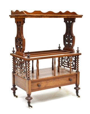 Lot 488 - Walnut canterbury