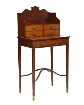 Lot 491 - Collinson & Lock mahogany bonheur du jour