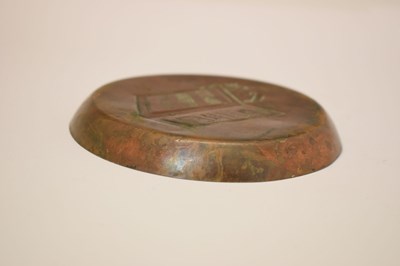 Lot 275 - Copper advertising dish 'Pratts Spirit'