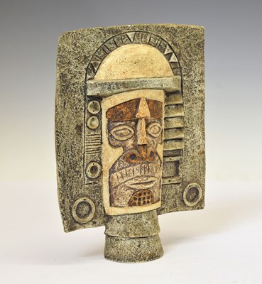 Lot 430 - Troika Pottery Aztec double sided face mask