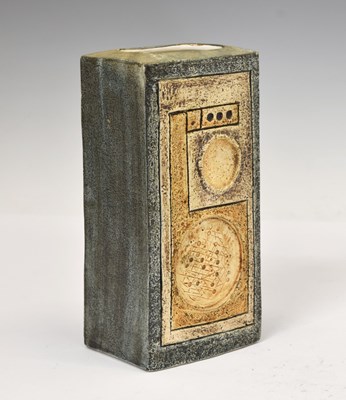 Lot 431 - Troika Pottery vase, of rectangular form