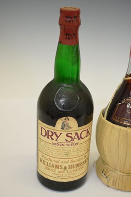 Lot 345 - Dry Sack sherry, Quinta do Panascal port, and Ricasoli chianti