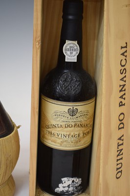 Lot 345 - Dry Sack sherry, Quinta do Panascal port, and Ricasoli chianti