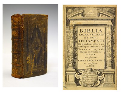 Lot 320 - 17th century Latin Bible, Amsterdam