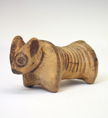 Lot 203 - Antiquities - Indus Valley painted terracotta bull