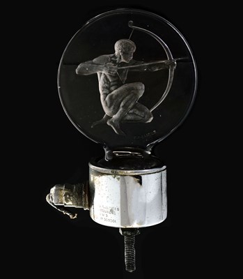 Lot 259 - René Lalique (French 1860-1945) - 'Archer' car mascot, No. 1126, designed 1926