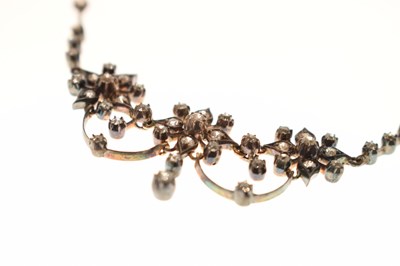 Lot 47 - Late 19th / early 20th century diamond necklace