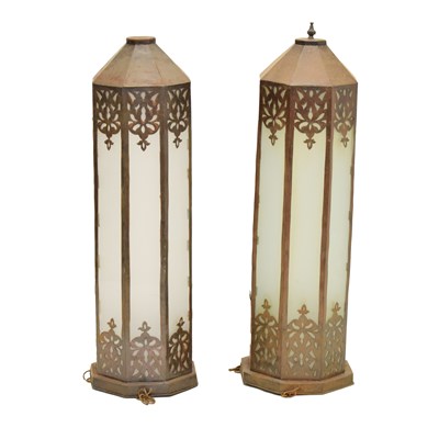 Lot 316 - Pair of Moroccan lanterns