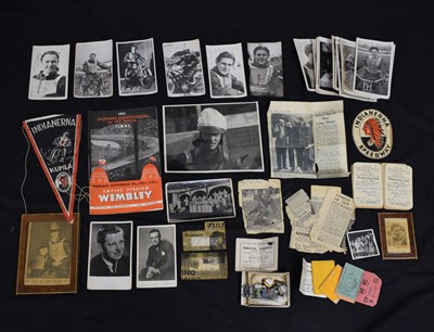 Lot 74 - Bristol Speedway Interest - Collection of vintage Bristol Bulldogs