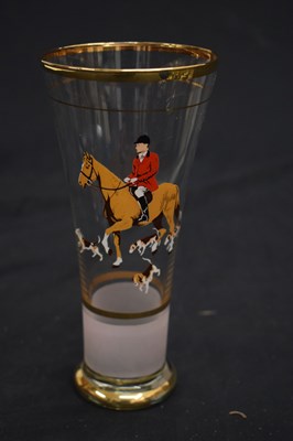 Lot 80 - Set of six Mid-Century coloured drinking glasses