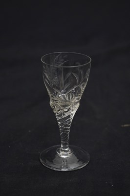 Lot 80 - Set of six Mid-Century coloured drinking glasses