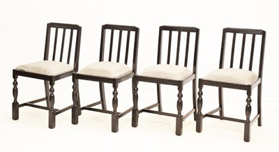 Lot 90 - Set of four dining chairs