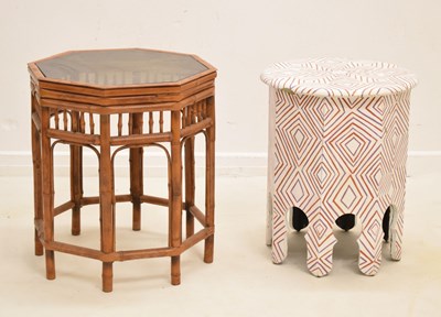 Lot 564 - Two Eastern occasional tables