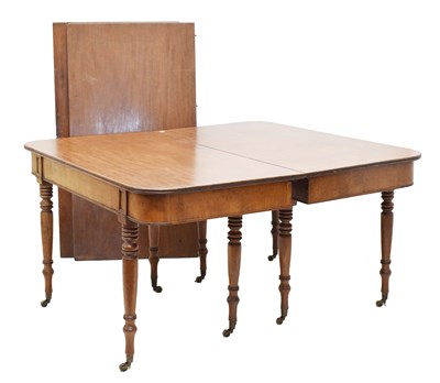 Lot 537 - Regency mahogany dining table