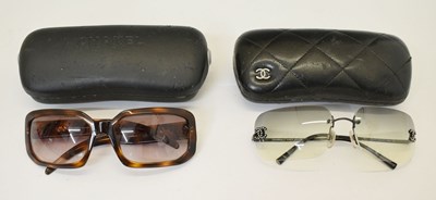 Lot 307 - Two pairs of Chanel sunglasses