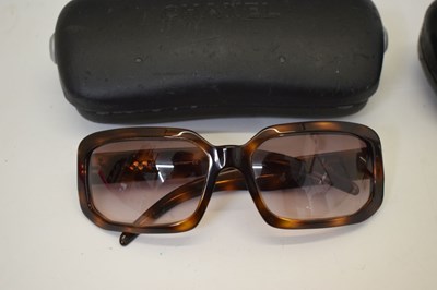 Lot 307 - Two pairs of Chanel sunglasses