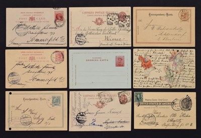 Lot 151 - A collection of world postal history to include Carte Postale, postmarks, etc