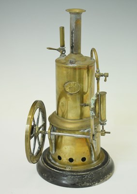 Lot 358 - Ernst Plank vertical steam engine