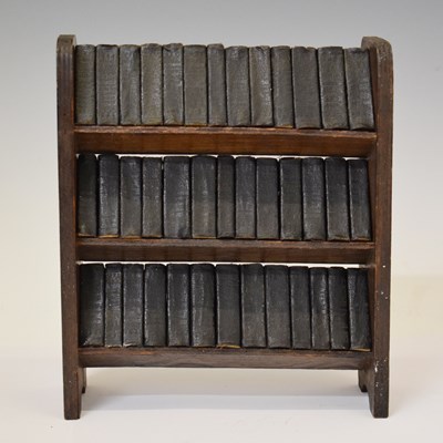 Lot 335 - Allied Newspapers miniature Shakespeare set on miniature bookcase