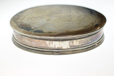 Lot 98 - James II silver tobacco box