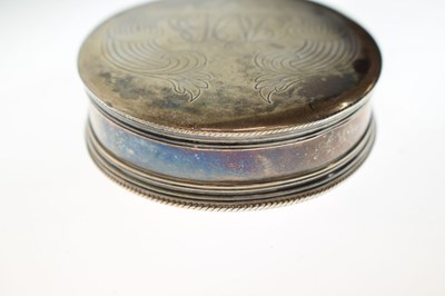 Lot 98 - James II silver tobacco box