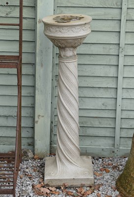 Lot 765 - Glazed ceramic pedestal