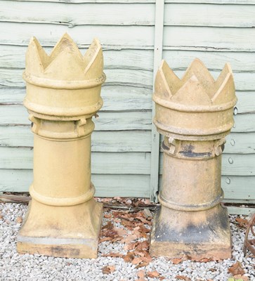 Lot 767 - Two ceramic chimney crowns