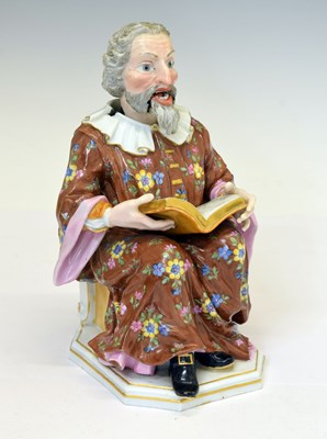 Lot 273 - 19th century Meissen porcelain nodding figure