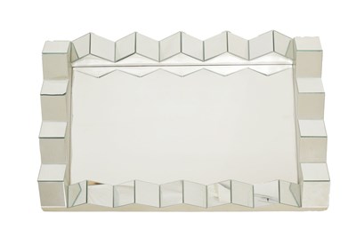 Lot 754 - Modern rectangular wall mirror