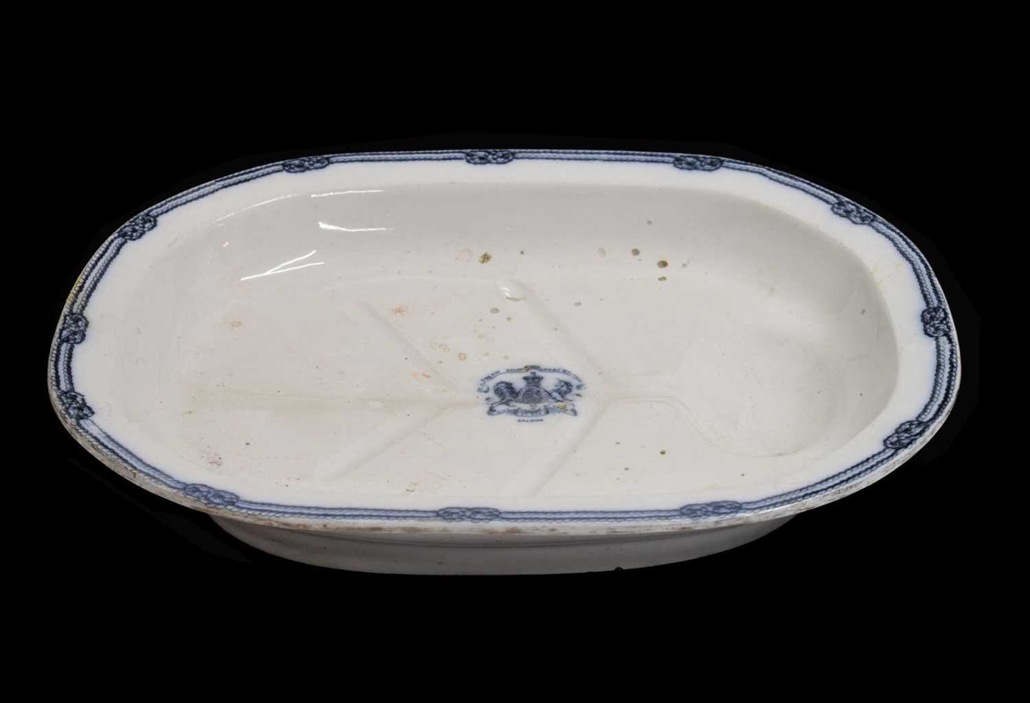 Lot 272 - S.S. Great Britain - Victorian ironstone meat plate