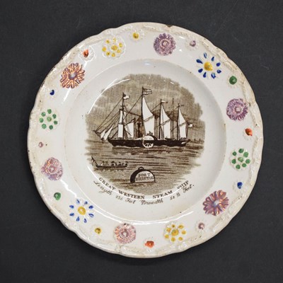 Lot 480 - 19th century nursery plate