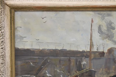 Lot 398 - Charles Walter Simpson (1885-1971) - Gouache - ‘Mousehole Harbour’