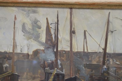 Lot 398 - Charles Walter Simpson (1885-1971) - Gouache - ‘Mousehole Harbour’